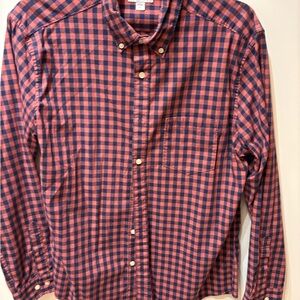 Sonoma Red and Blue Plaid Men's Shirt